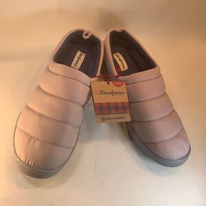 Dearfoams Frosted Plum XL Women’s Indoor/Outdoor Slippers New Machine Wash Lined